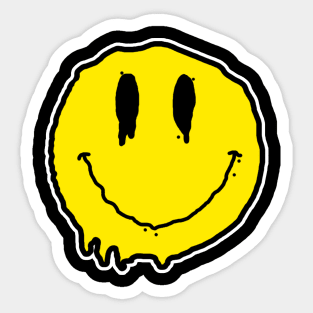 Slimey Smiley Sticker